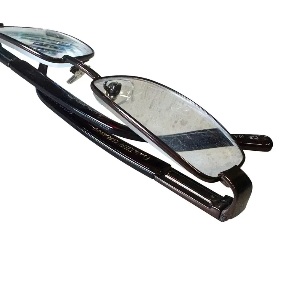 Foster Grant Reading Glasses Frames Jason Brown Rectangle FRAMES ONLY LO1014
